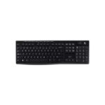 LOGITECH K270 Wireless Full Size Keyboard Secure 24 GHz Connectivity, Long-lasting Battery Life, Spill-resistant Design, Durable UV-coated Keys - Ideal for Productivity & Gaming