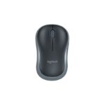 LOGITECH M185 Wireless Mouse in Sleek Black and Grey color - Ergonomic Design with Advanced Optical Tracking Technology