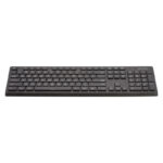 MOKI INTERNATIONAL Ergonomic Wireless Keyboard in Sleek Black Design for Enhanced Comfort and Productivity