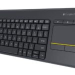 LOGITECH K400 Plus Wireless Keyboard with Touchpad & Media Keys USB Unifying Receiver for Smart TVs and HTPCs