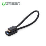 UGREEN Micro USB 30 OTG Cable for Samsung Note 3/S4/S5 - Black | High-Speed Data Transfer & On-The-Go Connectivity | Compatible with Android Devices | 1ft Length |DurableCart